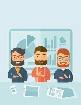 Business presentation Stock Illustration