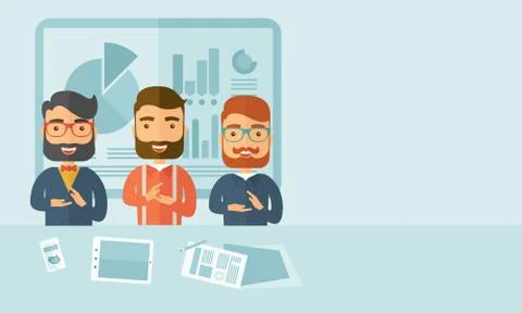 Business presentation Stock Illustration