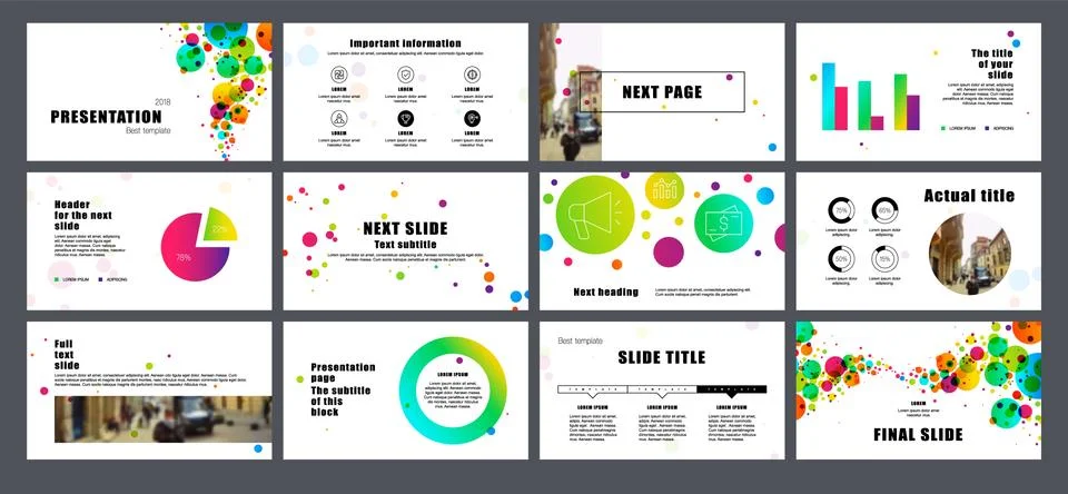 Business presentation Stock Illustration