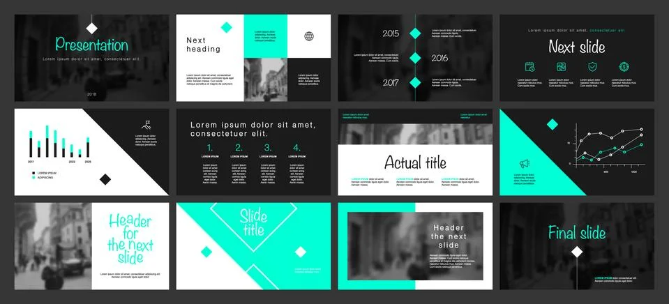 Business presentation Stock Illustration