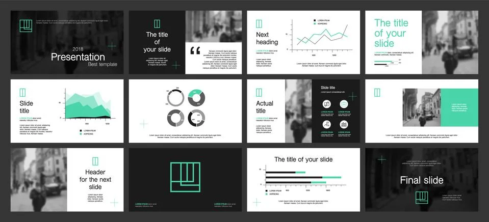 Business presentation Stock Illustration