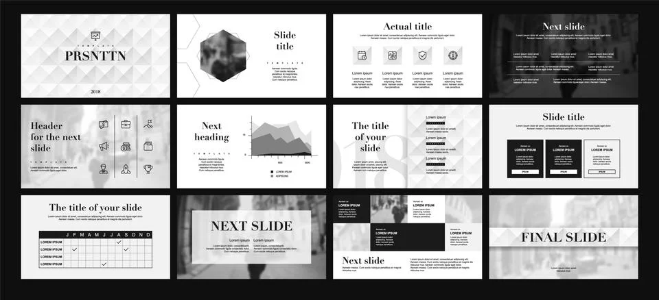 Business presentation Stock Illustration