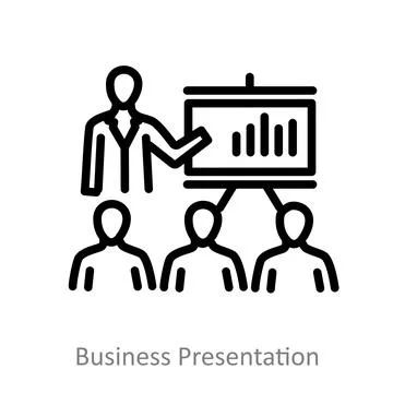 Business Presentation Stock Illustration