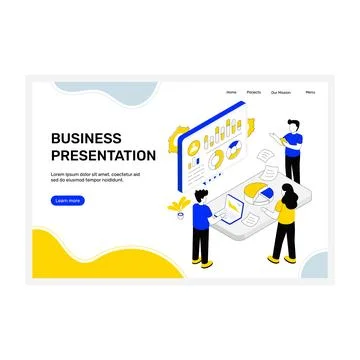 Business Presentation Stock Illustration