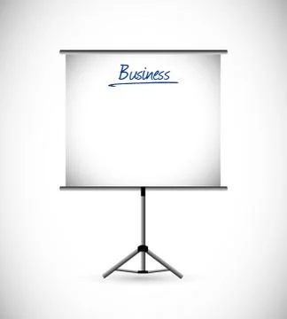Business presentation illustration design Stock Illustration