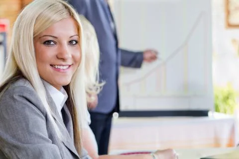 Business presentation Stock Photos