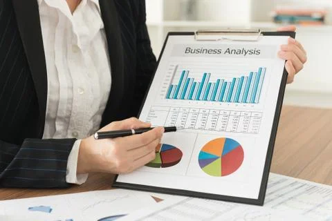 Business presentation Stock Photos