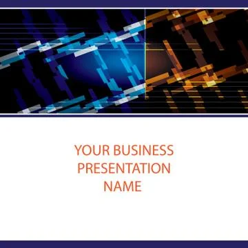 Business presentation theme- abstract Stock Illustration