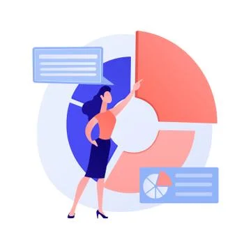 Business presentation vector concept metaphor Stock Illustration