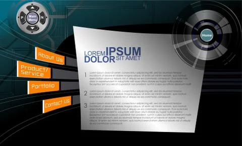 Business presentations. Abstract Vector Background Stock Illustration