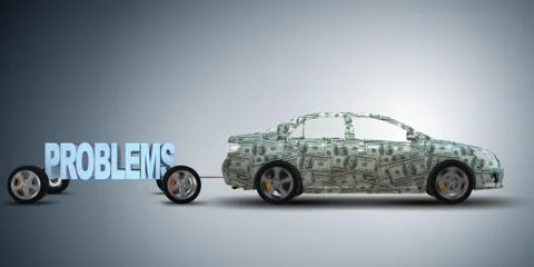 Business problem and challenge concept with businessman - 3d rendering 스톡 일러스트