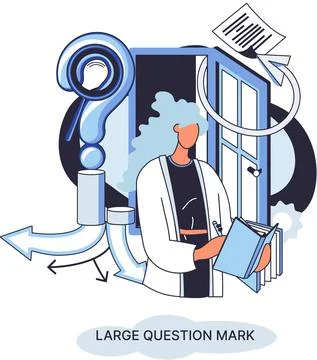 Business problem, idea, decision making and solution, job and career path with イラスト素材