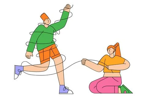 Business Problem Solving and Analysis Illustration Illustrazione stock