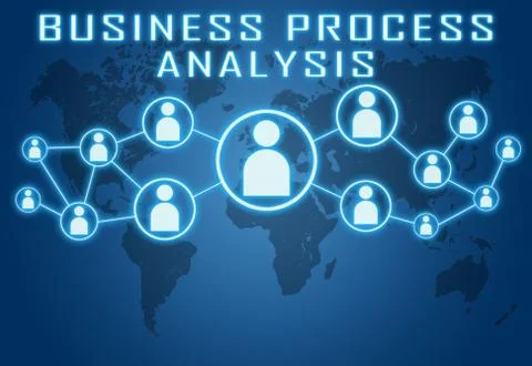 Business process analysis Stock Illustration