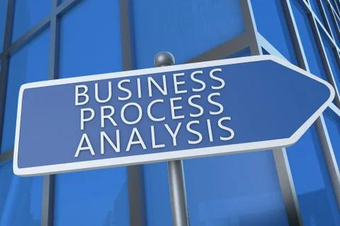 Business process analysis Stock Illustration