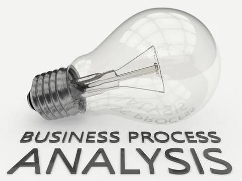 Business Process Analysis Stock Illustration