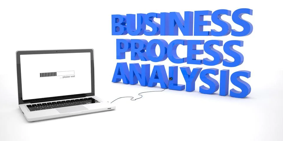 Business Process Analysis Stock Illustration