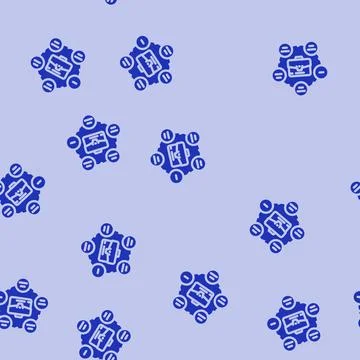 Business process analyst glyph vector seamless pattern Stock Illustration