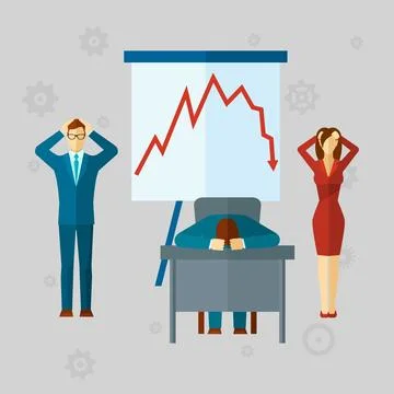 Business process and teamwork concept Stock Illustration