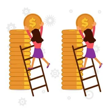 Business process and teamwork concept Stock Illustration