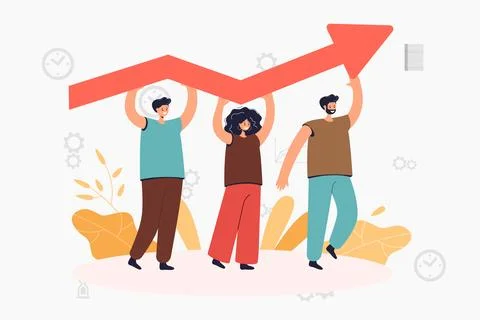 Business process and teamwork concept Stock Photos