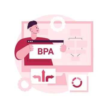 Business process automation abstract concept vector illustration. Stock Illustration