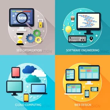 Business process concept Stockillustratie