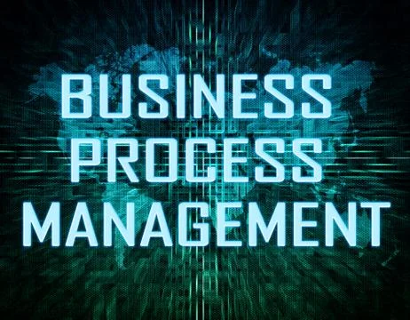 Business process management Stock Illustration