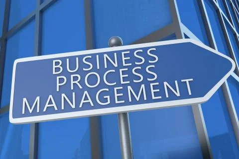 Business process management Stock Illustration