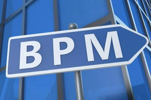 Business process management Stock Illustration