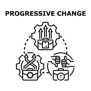 Business process optimization and incremental change management workflow イラスト素材