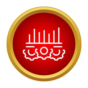 Business process optimization with data analysis and gears 스톡 일러스트