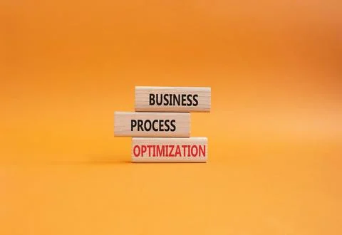 Business Process Optimization symbol. Concept word Business Process Optimiz.. Stock Photos