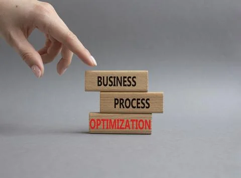 Business Process Optimization symbol. Concept word Business Process Optimiz.. Stock Photos