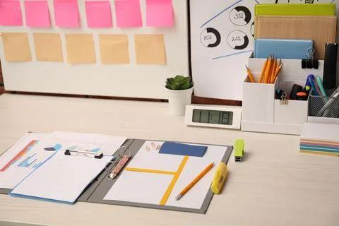 Business process planning and optimization. Documents with different types .. Stockfoto's