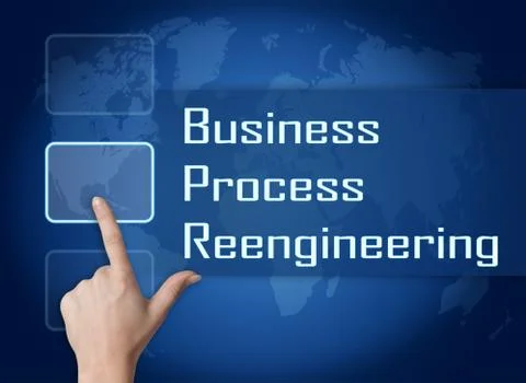Business process reengineering Illustrazione stock