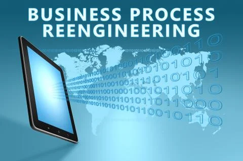Business process reengineering Stock Illustration