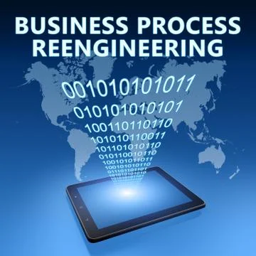 Business process reengineering Stock Illustration