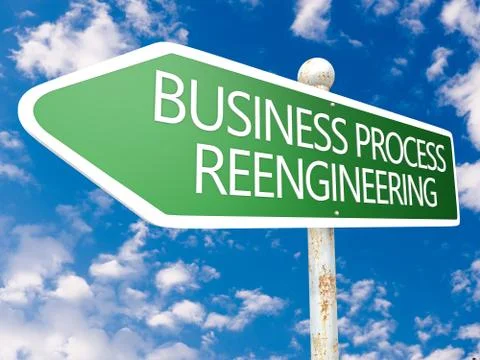 Business process reengineering Stock Illustration