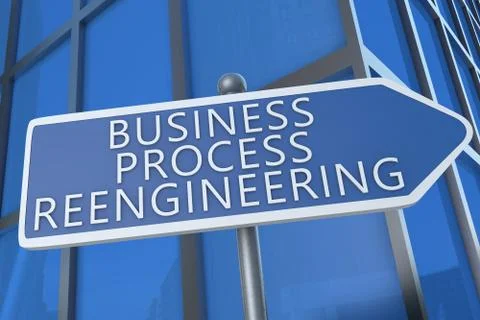 Business process reengineering Stock Illustration