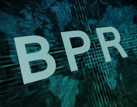 Business process reengineering Illustrazione stock