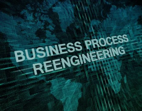 Business process reengineering Illustrazione stock