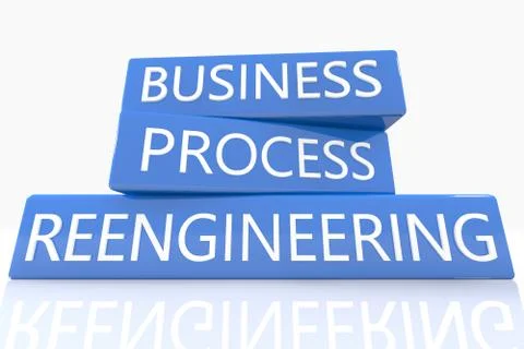 Business process reengineering Illustrazione stock
