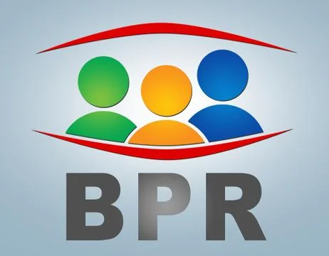 Business process reengineering Illustrazione stock