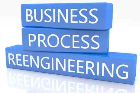 Business process reengineering Illustrazione stock