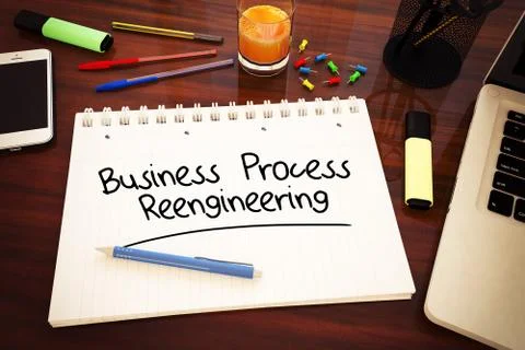 Business Process Reengineering Illustrazione stock