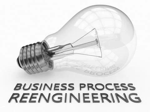 Business Process Reengineering Illustrazione stock