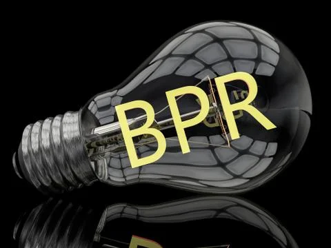 Business Process Reengineering Stock Illustration