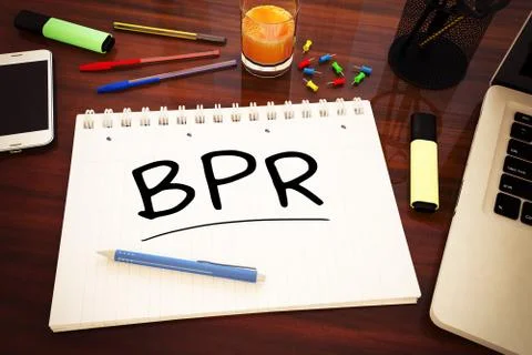 Business Process Reengineering Illustrazione stock