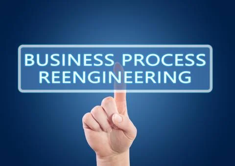 Business Process Reengineering Stock Illustration